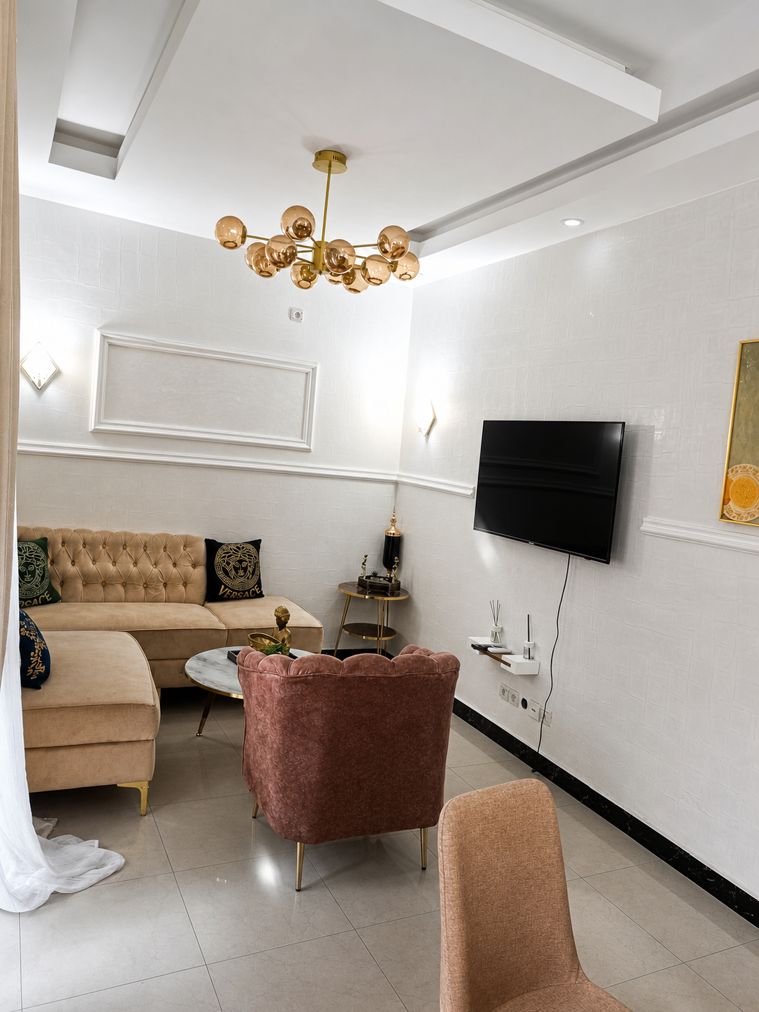 Appartement meublé  2 chambre salon